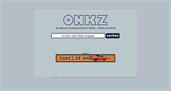 Desktop Screenshot of onkz.de