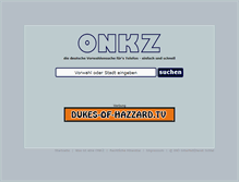 Tablet Screenshot of onkz.de
